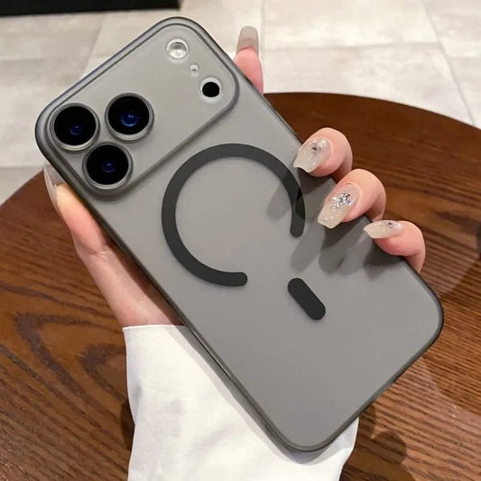 LuzidLink – Ultradünne, matte, klare MagSafe-Hülle für iPhone