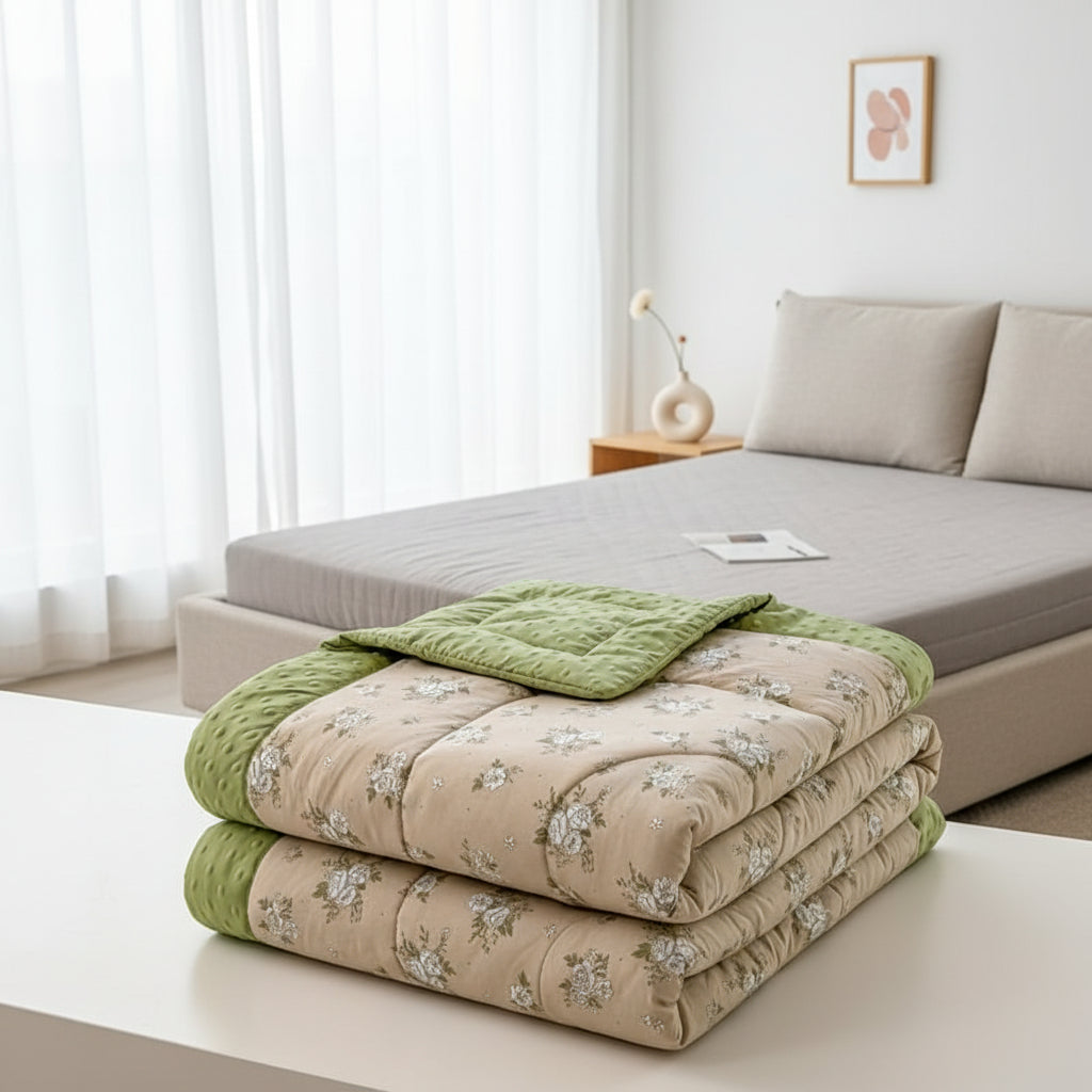 FRESHPETAL – Couverture d'été – Élégance douce pour des nuits détendues