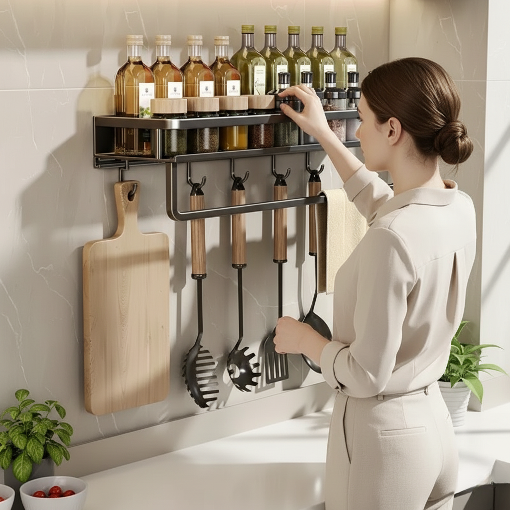 KITCHORA – Practical Wall Shelf for Your Kitchen