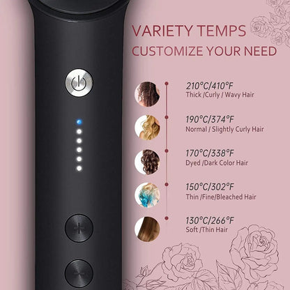 Smoothease Styler – Alisador de cabello con cepillo de cerámica para un peinado rápido y saludable