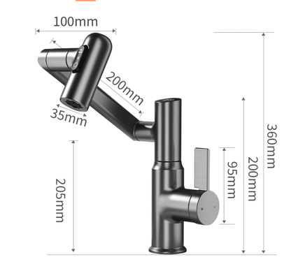 AQUATWIST 360° Kitchen Faucet – Rotatable & Stylish for Modern Living