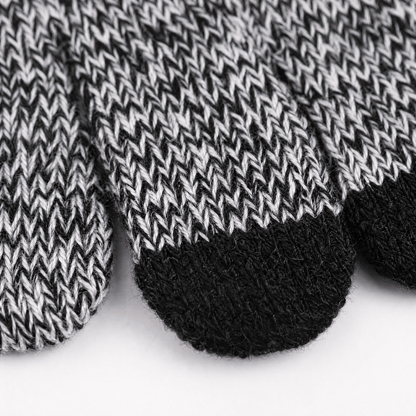 TOUCHWARM – Gants en maille pour homme avec fonction écran tactile