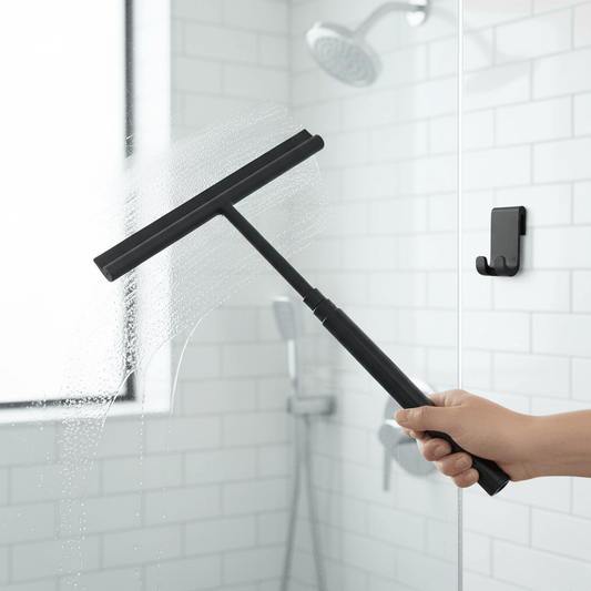DELUXE – Telescopic shower cleaner for streak-free glass & tile surfaces