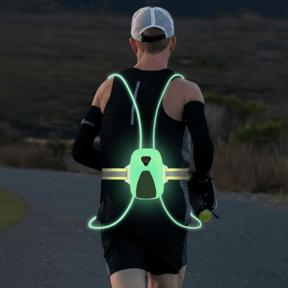 ReflectGlow LED Veiligheidsvest – Verstelbaar Verlicht Vest voor Joggen & Buitenactiviteiten