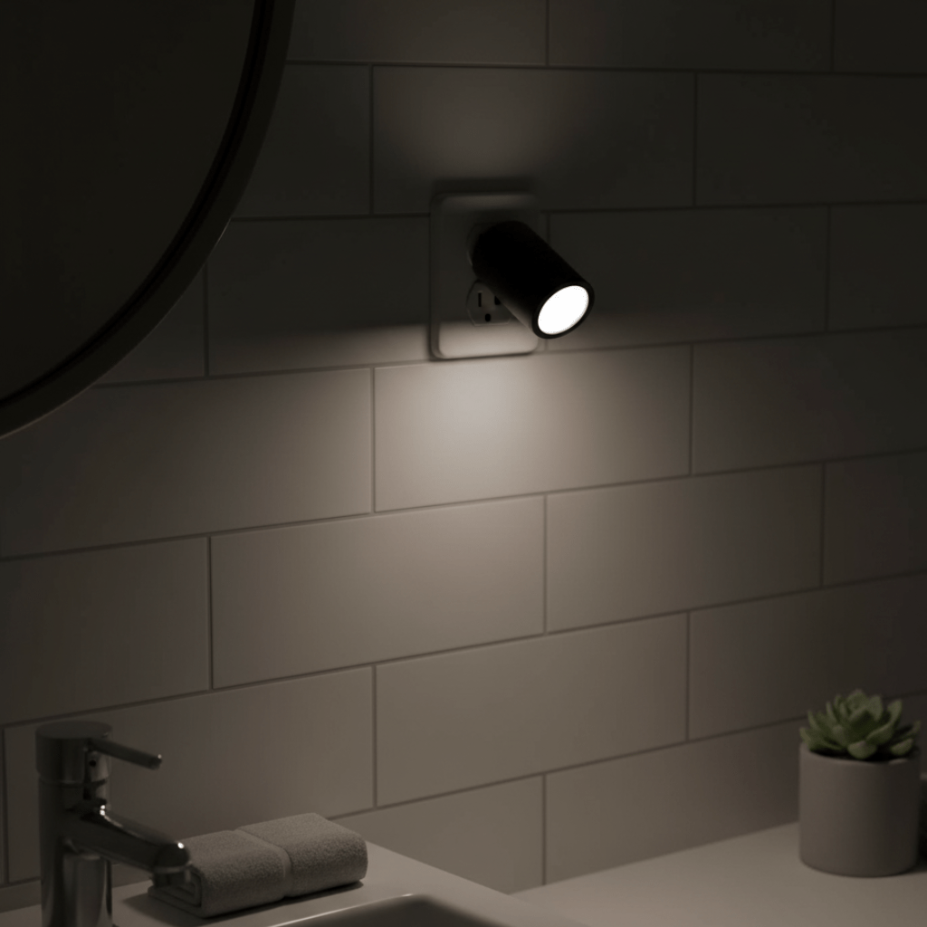 AURORA Night Light - Dimmable LED night light with day/night sensor for pleasant room lighting