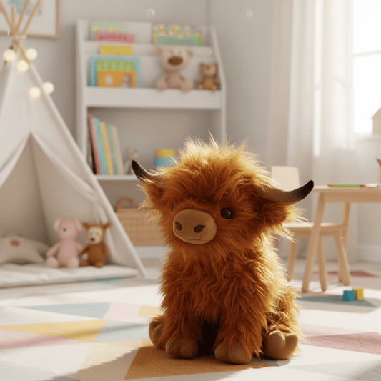 Cuddly Highland Cow – Weiches Plüschtier für Kuschelfreunde