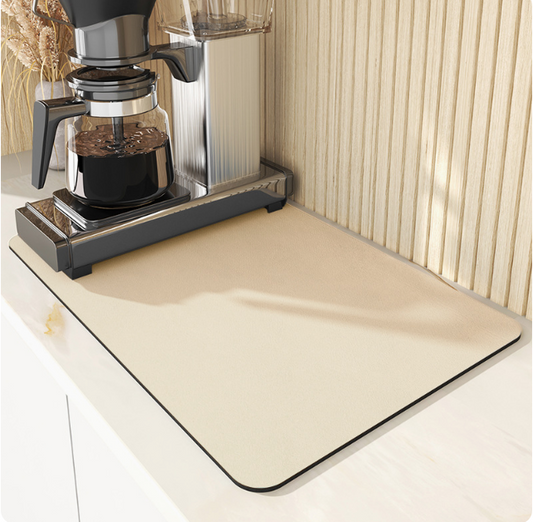 Küchenmatte Diatomit Hochsaugfähig 40x30 cm Pflegeleicht Hygienisch-1