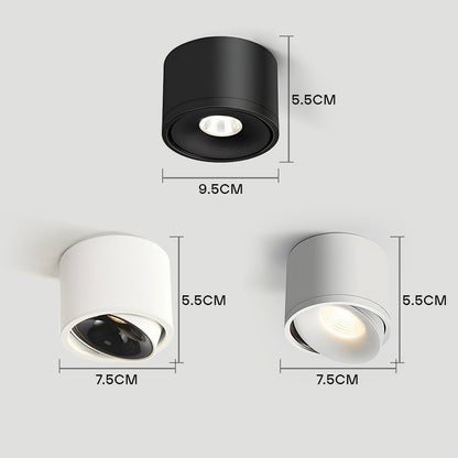 LUMITILT – LED Downlights Aluminum with precise 30° tilt