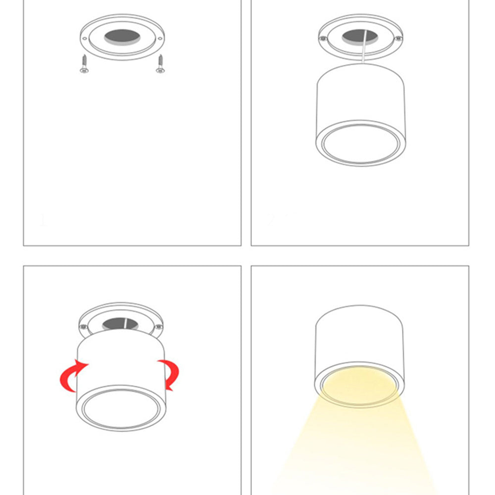 LUMITILT – LED Downlights Aluminum with precise 30° tilt