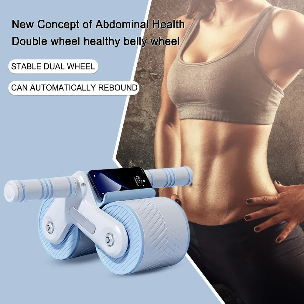 Coremaster AB-Roller - Non-slip abdominal trainer wheel with recoil function