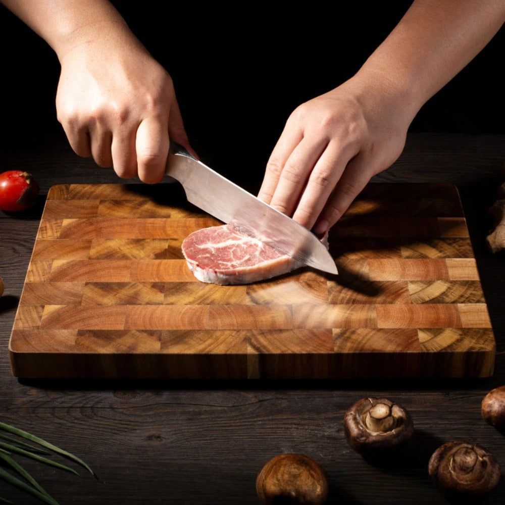 Tabla de cortar de madera de acacia PureWood – Elegante y funcional para cualquier cocina