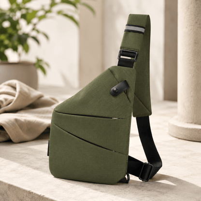 TRAVGUARD – Sac bandoulière antivol avec protection RFID et design déperlant