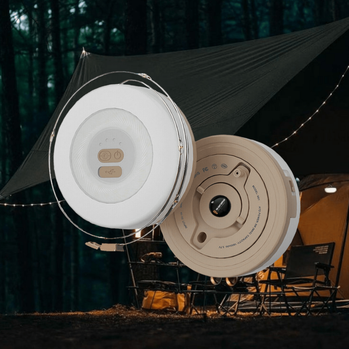 RADIORA – Lampada LED da esterno multifunzionale con comfort ricaricabile