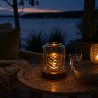 AMBERLY – Modern candle holder for a cozy atmosphere