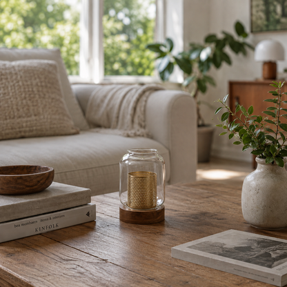 AMBERLY – Modern candle holder for a cozy atmosphere