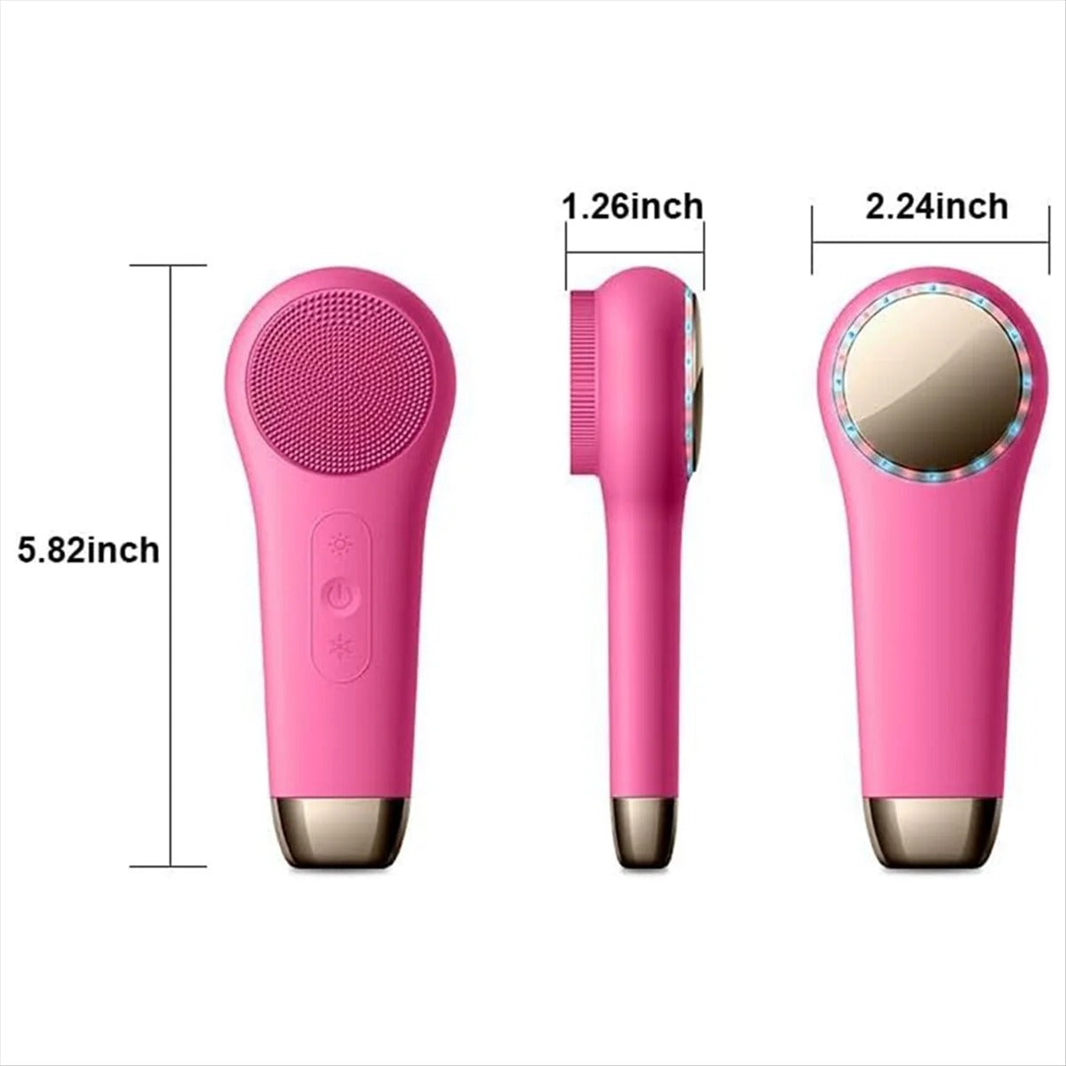 Velura Glow – Cepillo facial 3 en 1 para una piel radiante y saludable