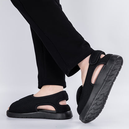 WIDENOX – Zapatos cómodos transpirables de ancho extra para pies hinchados