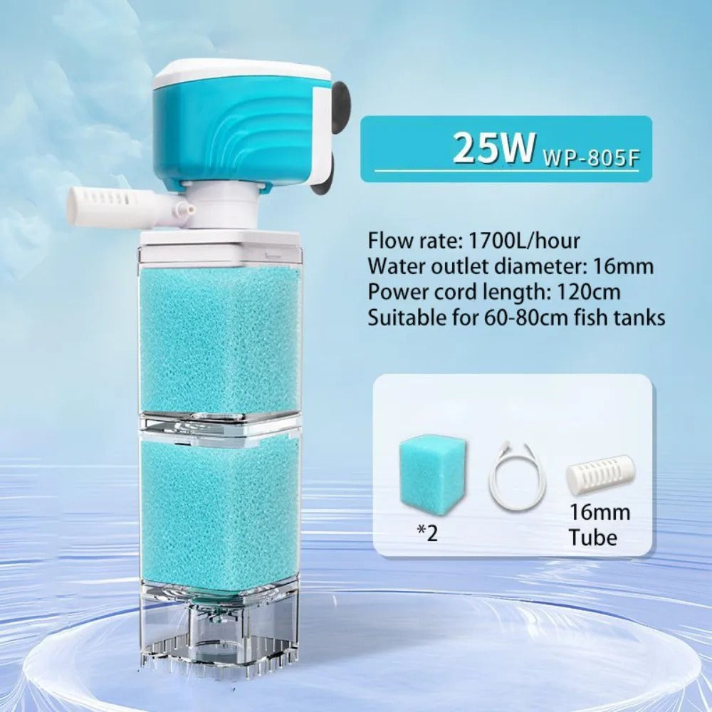 AquaClear Pro – Sistema de filtro de acuario 5 en 1 para agua cristalina