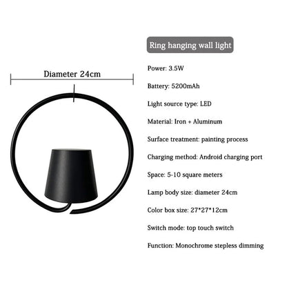 LUMIPEND – Lámpara colgante LED recargable para interiores y exteriores