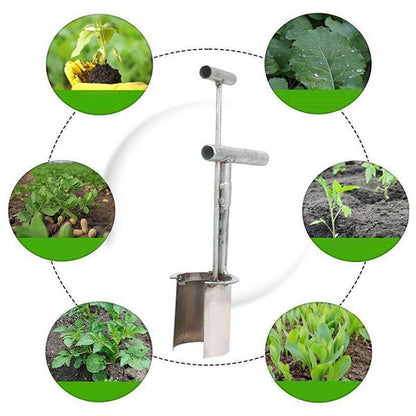 DIGPRO – Pflanzenstecher aus Edelstahl mit ergonomischem T-Griff