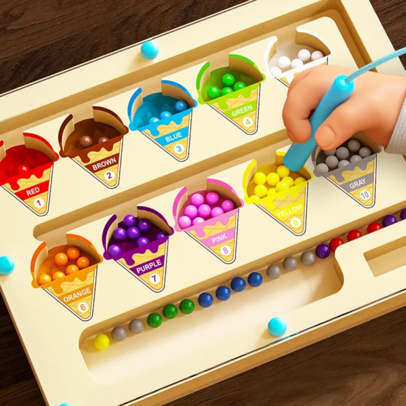 ColorQuest – Juego magnético de colores y números para niños a partir de 3 años