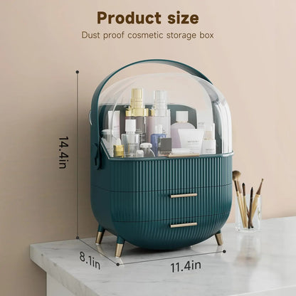 BeautySence make-up organiser - Dustproof & waterproof cosmetics box with elegant design