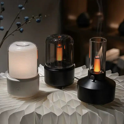 AROMELLE – LED diffuser with flame effect for spa-like comfort at home