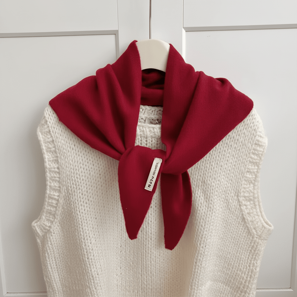TRIANGLEA – Sciarpa di lana triangolare elegante e versatile