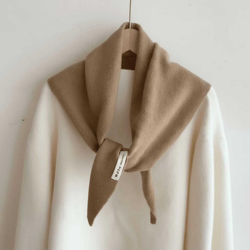 TRIANGLEA – Sciarpa di lana triangolare elegante e versatile