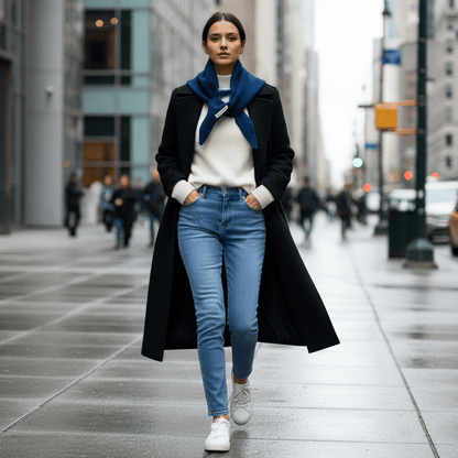 TRIANGLEA – Sciarpa di lana triangolare elegante e versatile