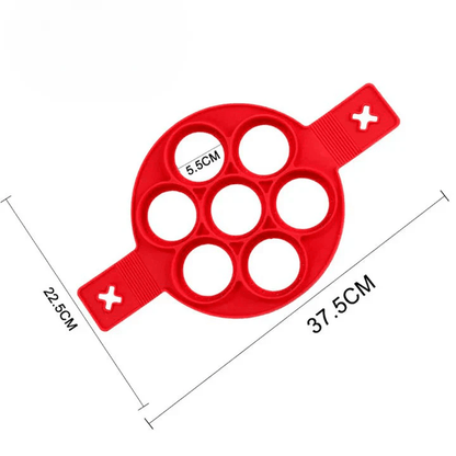 FLIPTARA – Plancha de parrilla antiadherente dividida para panqueques con volteo limpio