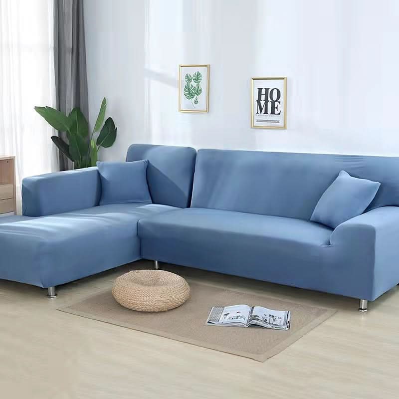 Variant image for Sofa Bezug Grau Größe M Stretch Samt Waschbar für Optimalen Schutz und Stil-11