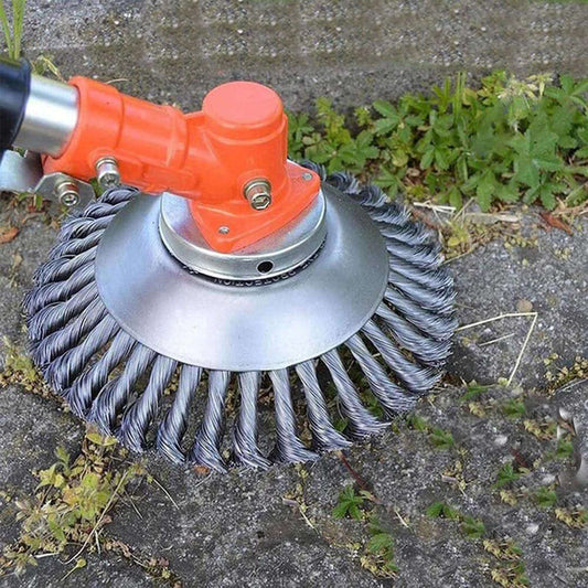 Robust steel weed trimmer - Effective for paths & edges
