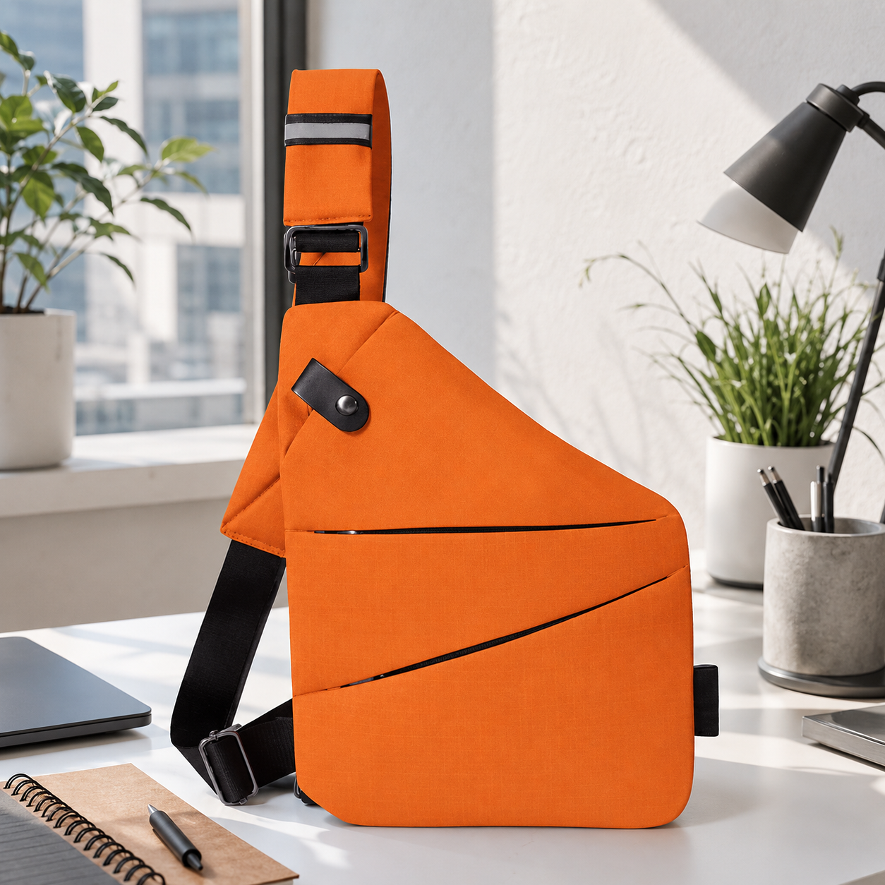 TRAVGUARD – Theft-Proof Shoulder Bag with RFID Protection and Water-Repellent Design