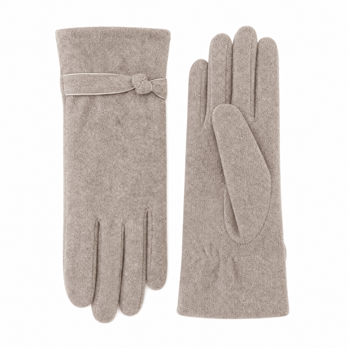 BELLAVORA – Gants pour femme avec nœud décoratif
