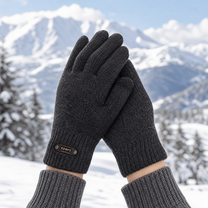 TOUCHWARM – Gants en maille pour homme avec fonction écran tactile