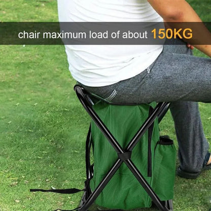 CAMOCHAIR PACK - 3-in-1 camouflage rucksack with folding chair & cooler compartment