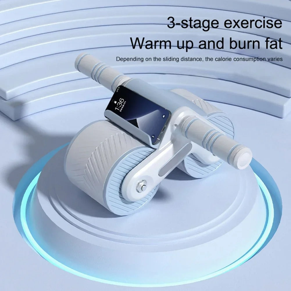 Coremaster AB-Roller - Non-slip abdominal trainer wheel with recoil function