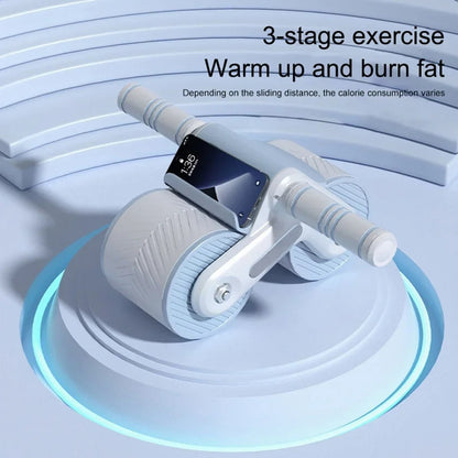Coremaster AB-Roller - Non-slip abdominal trainer wheel with recoil function