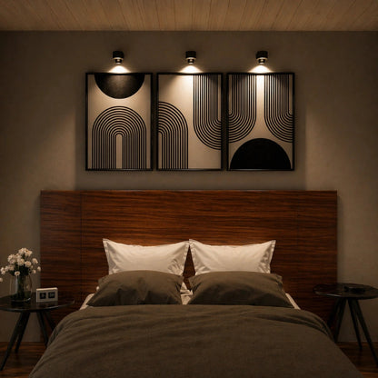 MAGNIVEL – Applique murale magnétique sans fil avec réglage à 360°