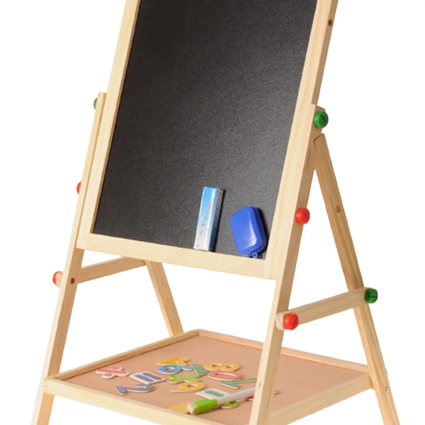 SketchStar Duo – Caballete creativo para niños con pizarra y tablero blanco