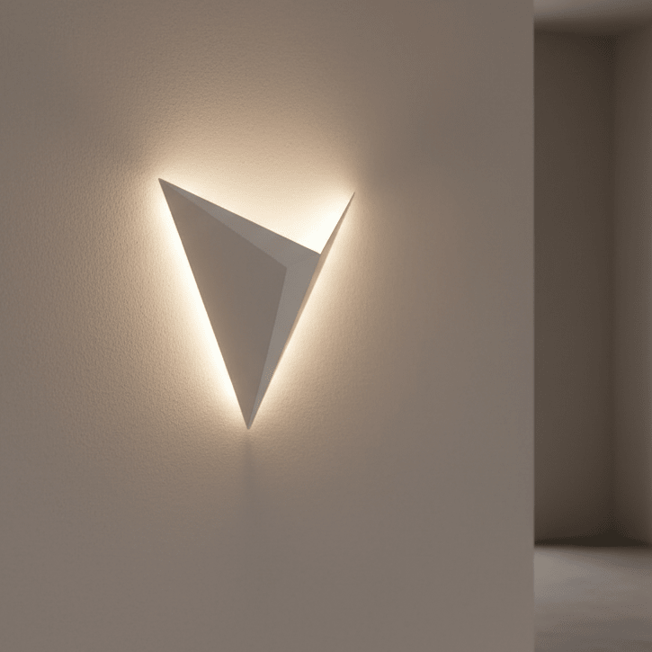 TRIGLOW – Lampada da parete LED triangolare design moderno