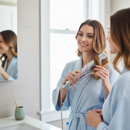 STYLEMAX – 2-in-1-Rotationshaarbürste für müheloses Styling