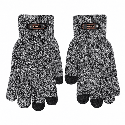 TOUCHWARM – Gants en maille pour homme avec fonction écran tactile