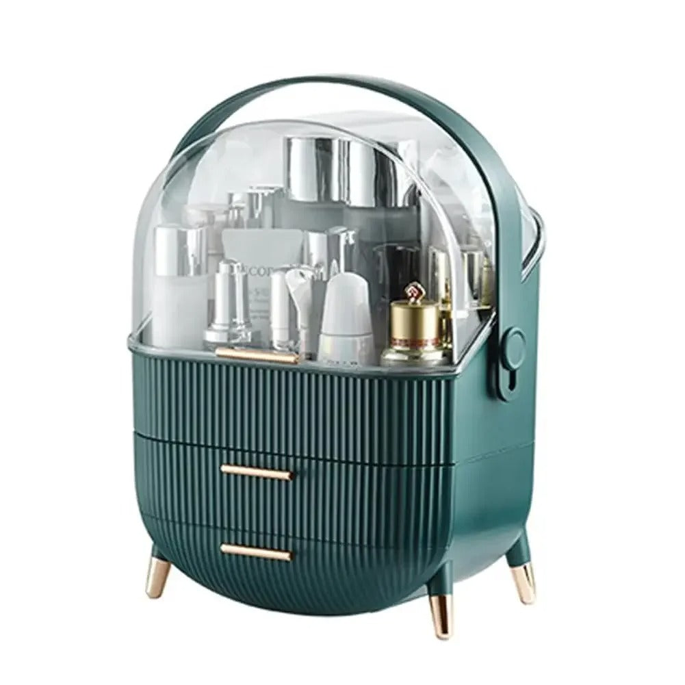 BeautySence make-up organiser - Dustproof & waterproof cosmetics box with elegant design