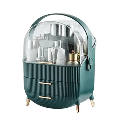BeautySence make-up organiser - Dustproof & waterproof cosmetics box with elegant design