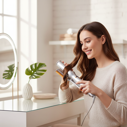 STYLEMAX – 2-in-1-Rotationshaarbürste für müheloses Styling