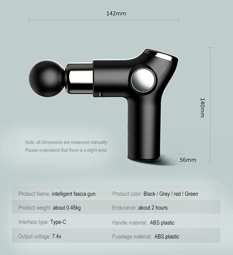 PowerPulse Massagegun - Pistolet de massage portable pour la régénération musculaire