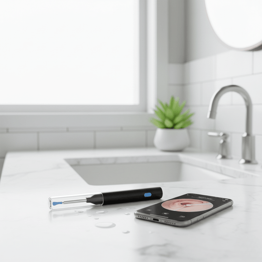 SmartView Mini WiFi Endoscopio – Telecamera di ispezione 1080P con 6 LED