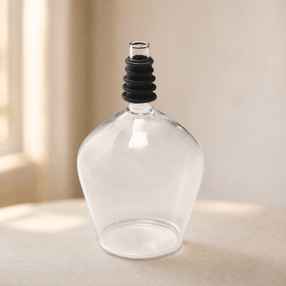 VINOBEL – Verre à vin sans pied avec bouchon de bouteille